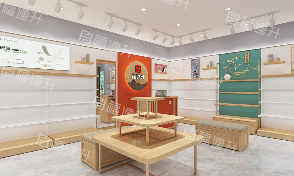 福連升健康舒適休閑鞋、老北京布鞋店面效果圖3