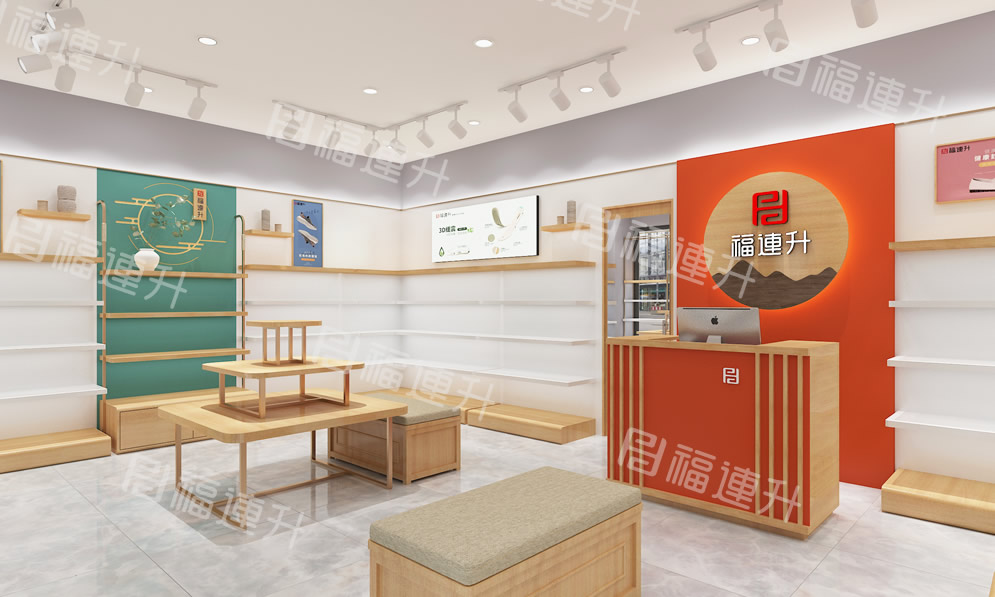 福連升健康舒適休閑鞋、老北京布鞋店面效果圖4