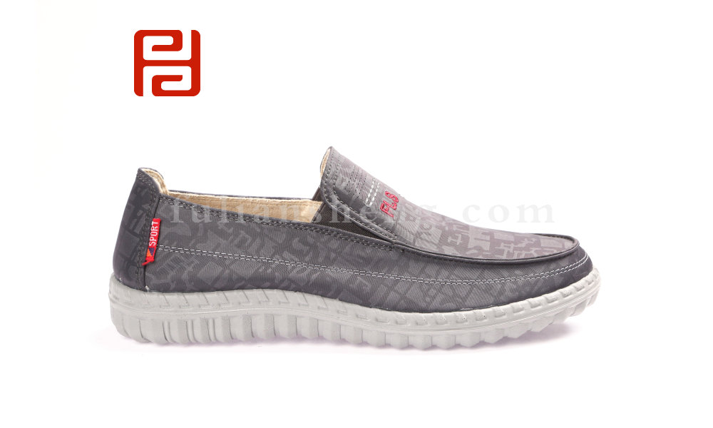 福連升春款男休閑透氣輕便單鞋一腳蹬男鞋圖片