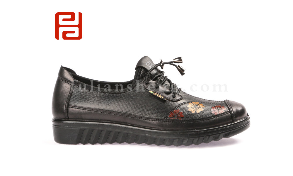 福連升2020春休閑軟底免洗超柔布中老年女單鞋圖片