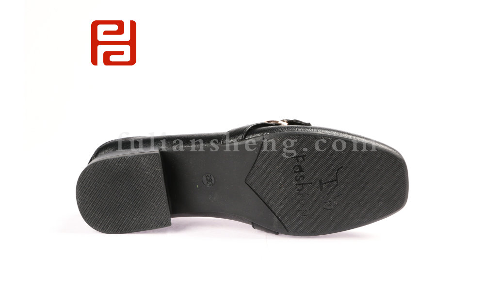 福連升時(shí)尚休閑光面女鞋淺口單鞋低跟休閑鞋圖片