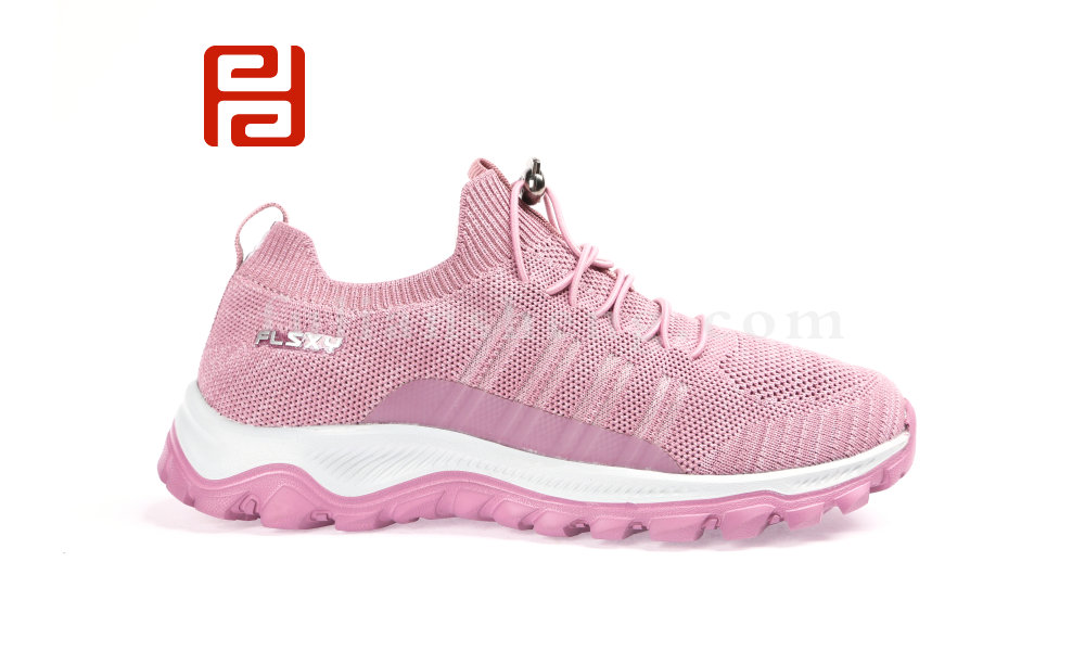 福連升春款女士輕便透氣飛織運(yùn)動(dòng)鞋彈力鞋口圖片