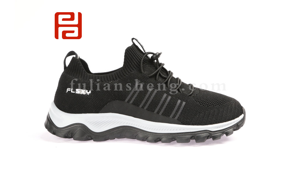 福連升春款女士輕便透氣飛織運(yùn)動(dòng)鞋彈力鞋口圖片