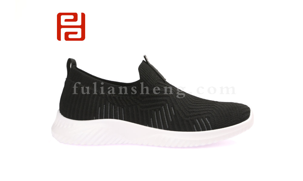 福連升男士透氣網(wǎng)面一腳蹬襪子鞋休閑單鞋運動鞋圖片