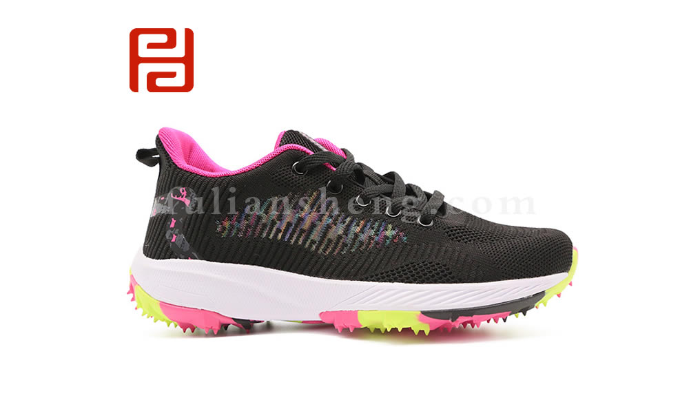 福連升夏運(yùn)動(dòng)透氣防滑炫彩橡膠底女士休閑運(yùn)動(dòng)鞋圖片