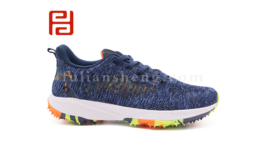 福連升夏時(shí)尚休閑潮流運(yùn)動(dòng)鞋 炫彩橡塑底飛織透氣鞋面圖片