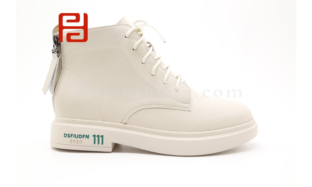 拉鏈馬丁靴英倫風(fēng)時(shí)尚休閑短靴厚底機(jī)車靴子女棉麻舒適女靴圖片