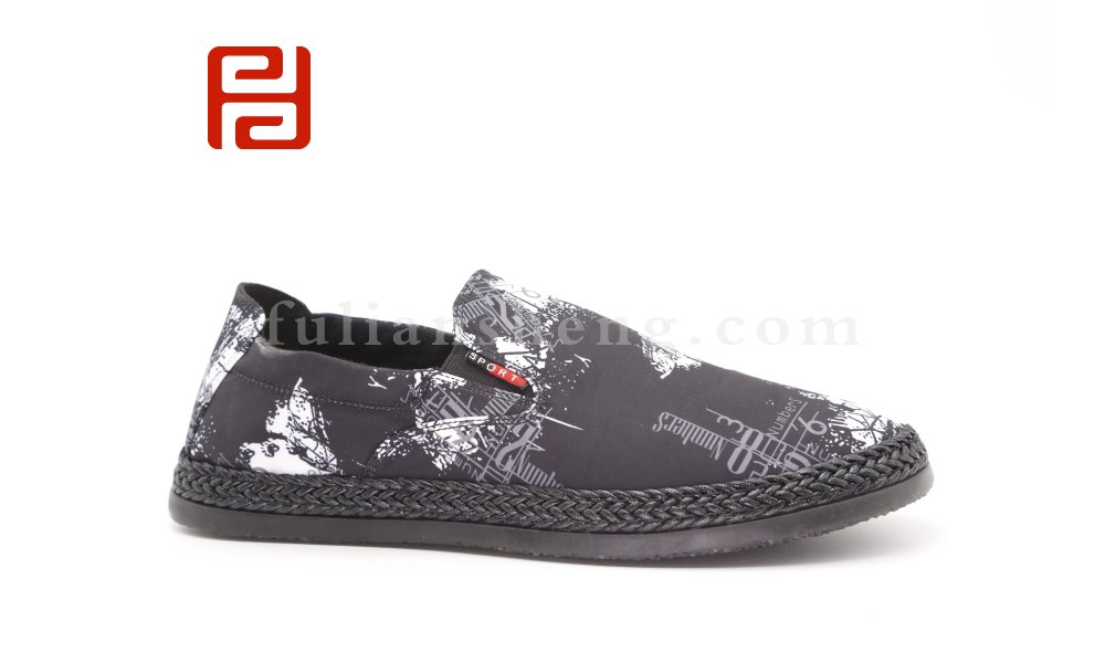 印花潮鞋中國風(fēng)老北京布鞋男鞋社會鞋圖片