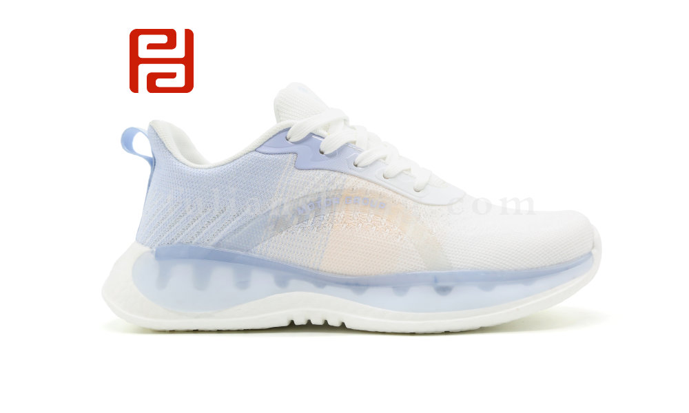 福連升秋季快樂(lè)運(yùn)動(dòng)女鞋朦幻紗面料爆米花鞋底