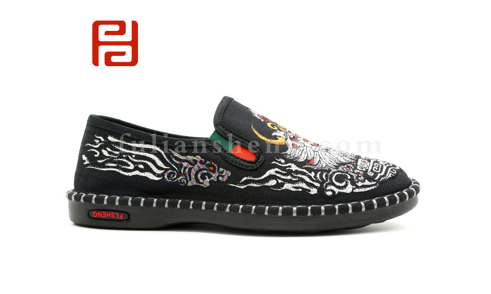 福連升春秋時(shí)尚國(guó)粹休閑鞋中國(guó)風(fēng)男鞋老北京布鞋