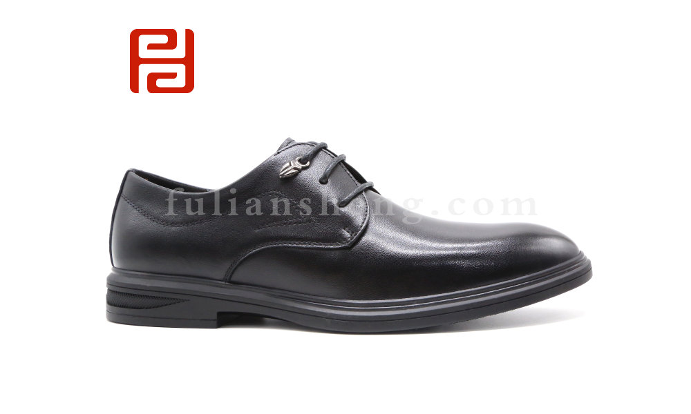福連升春秋商務(wù)男鞋牛皮商務(wù)鞋男單鞋