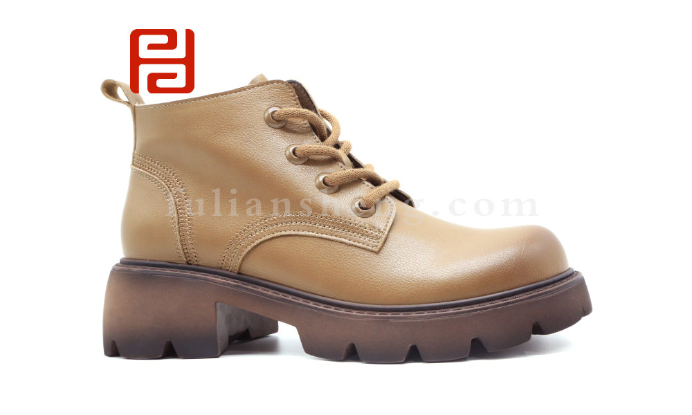 福連升秋冬季新品女鞋時(shí)尚休閑高幫低跟女鞋時(shí)尚短靴