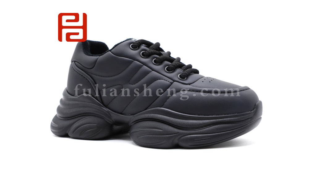 福連升冬季新款運動生活女鞋時尚運動老爹鞋