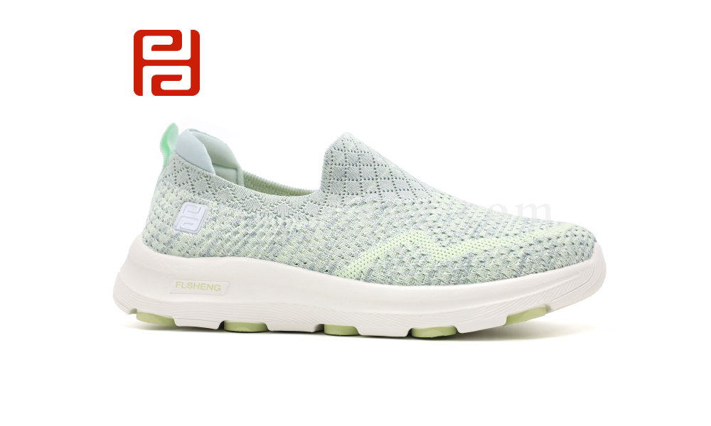 休閑運(yùn)動(dòng)女鞋單鞋高彈飛織面料