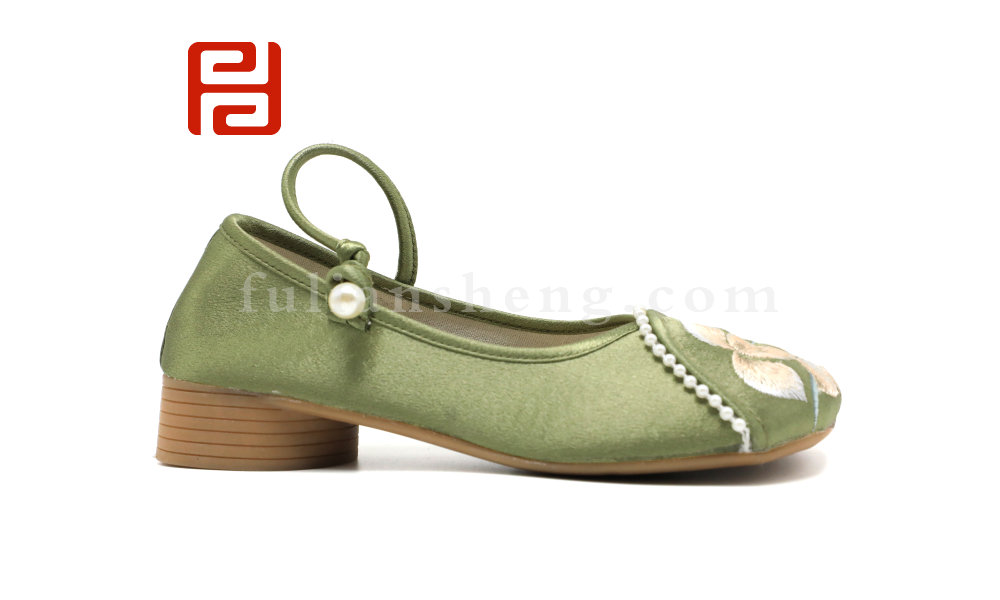 中國風尚春季女鞋漢唐風韻女單鞋牛筋底棉麻里布