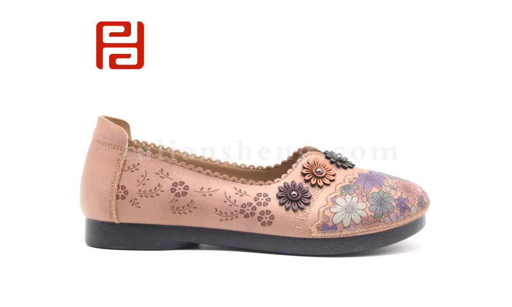 福連升老北京布鞋媽媽鞋單鞋軟底中年棉麻內里舒適女鞋圖片