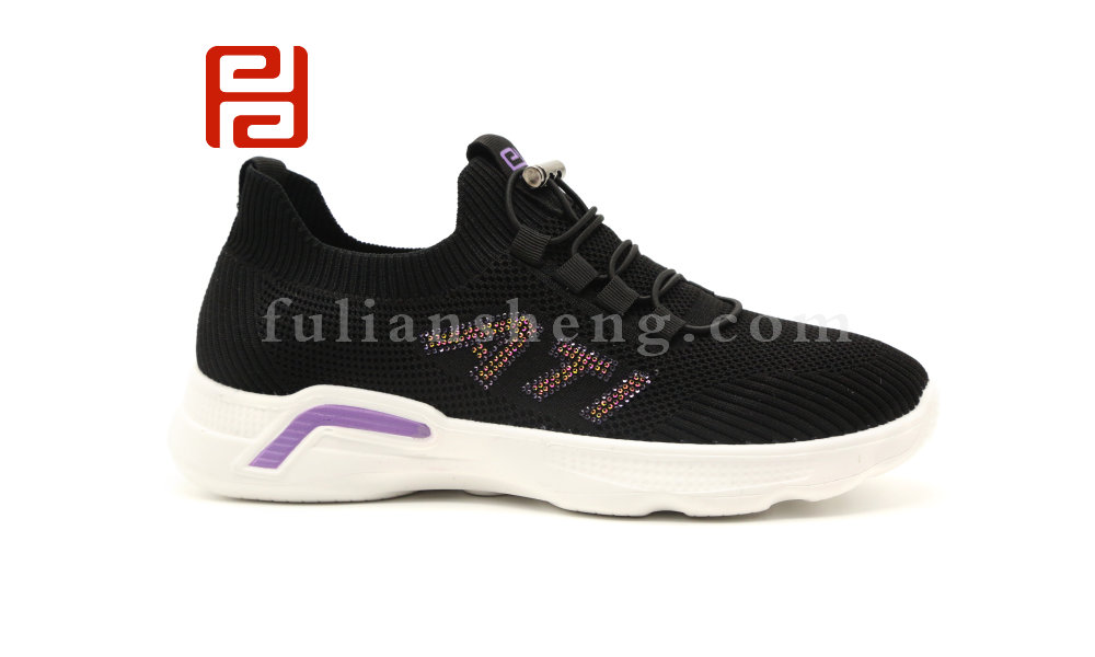 福連升老北京布鞋女透氣飛織運(yùn)動(dòng)休閑漫步鞋女軟底舒適圖片