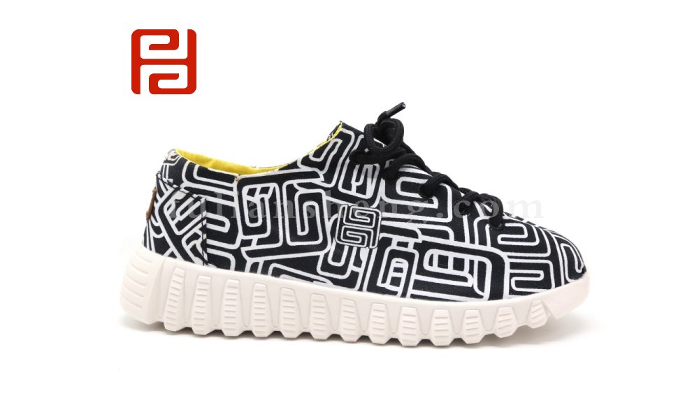 福連升休閑鞋女鞋舒適休閑漁夫鞋福連升LOGO專屬帆布鞋圖片