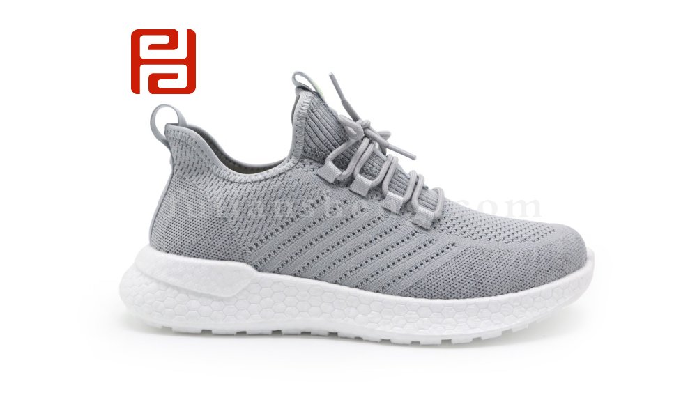 福連升休閑運(yùn)動(dòng)男鞋飛織爆米花舒適軟底輕便漫步鞋圖片