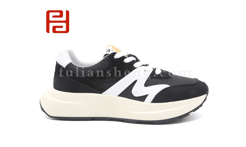 福連升休閑鞋秋季時(shí)尚運(yùn)動阿甘鞋拼色復(fù)古女鞋