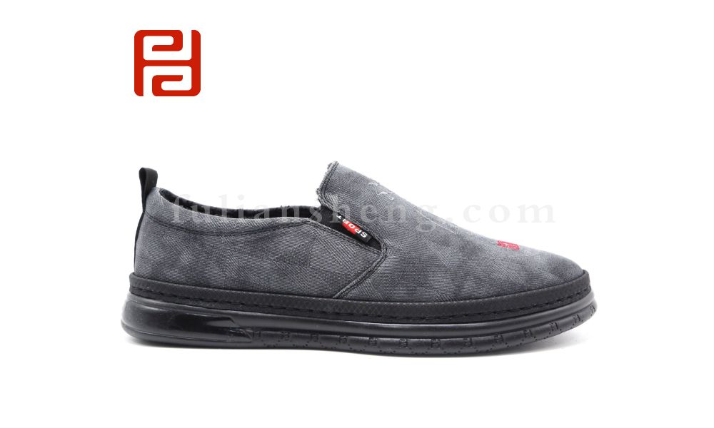 福連升休閑鞋冬加絨中國風(fēng)一腳蹬男鞋舒適果凍底圖片