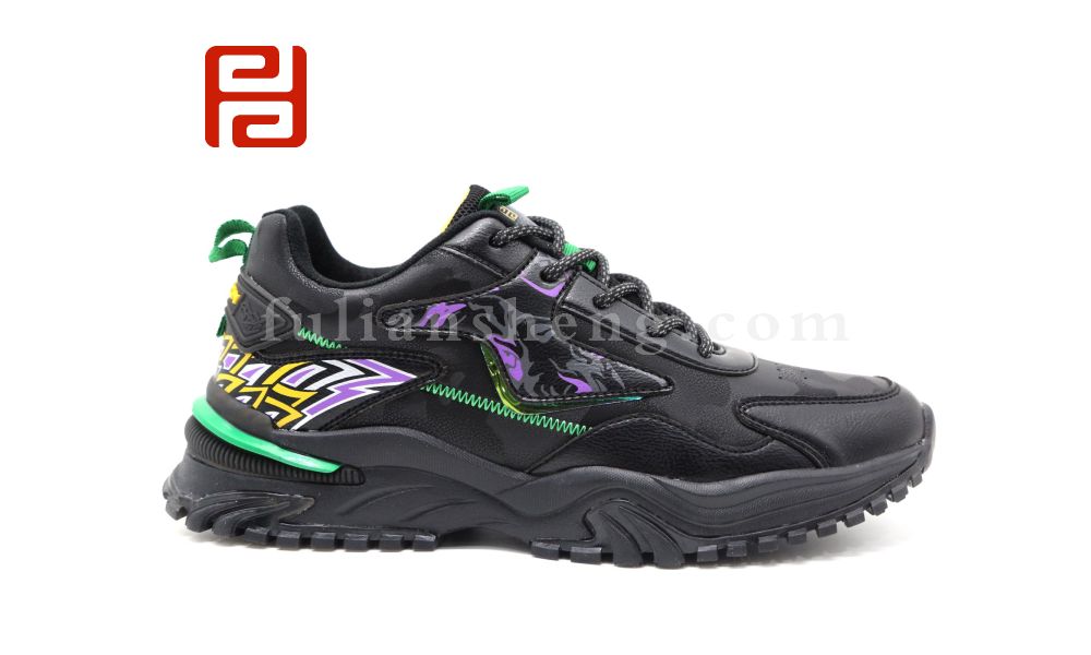 福連升休閑鞋冬保暖時尚多彩輕潮運(yùn)動男鞋圖片