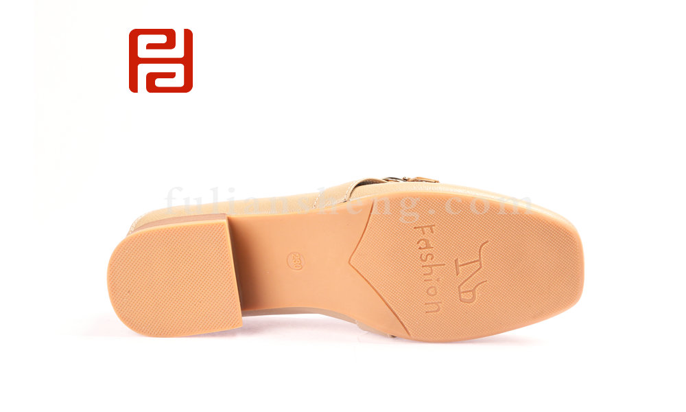 福連升時(shí)尚休閑光面女鞋淺口單鞋低跟休閑鞋(圖3)