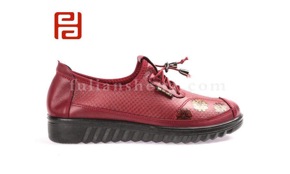 福連升2020春休閑軟底免洗超柔布中老年女單鞋(圖4)