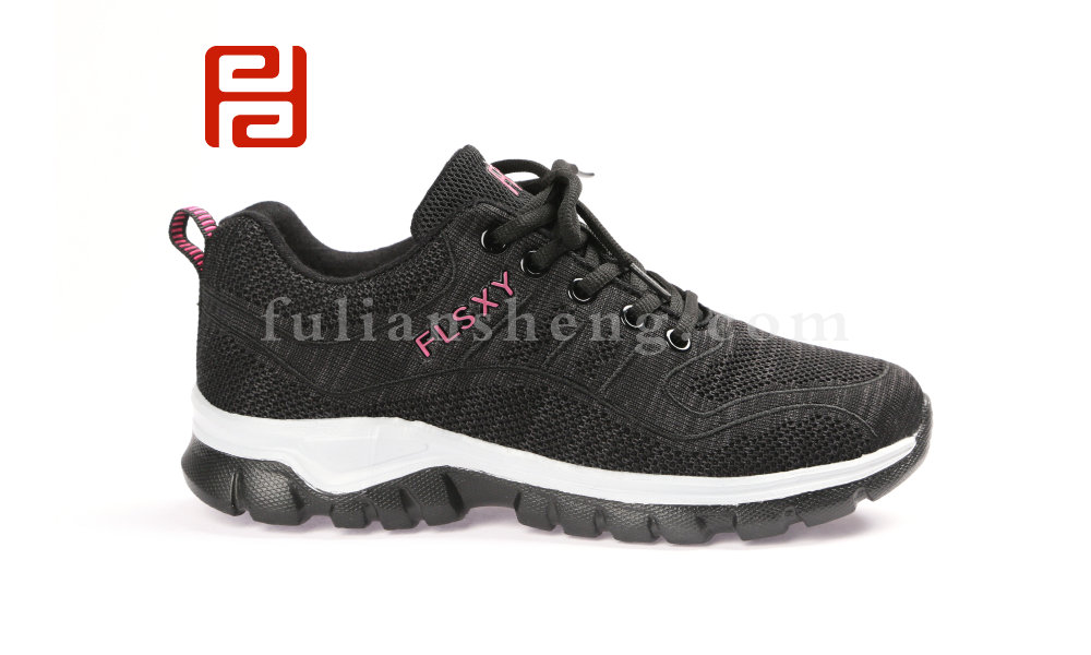 福連升春款女士輕便透氣飛織健步鞋運(yùn)動(dòng)老北京布鞋(圖2)