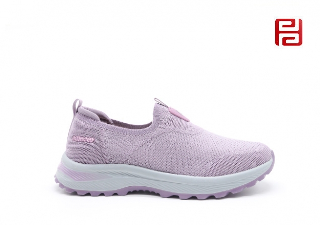福連升春季休閑舒適運(yùn)動(dòng)鞋透氣軟底中老年散步女鞋