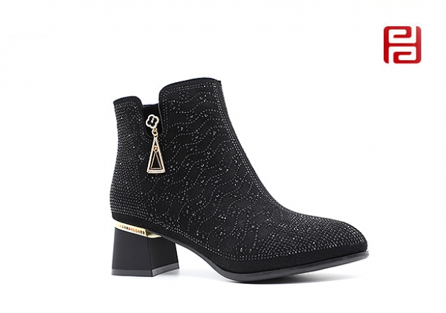 福連升冬季新款輕松工作女鞋魅力時裝時裝鞋