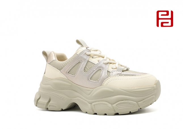 福連升冬季新款運動生活女鞋時尚運動老爹鞋